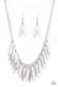 Full Of Flavor - White Necklace