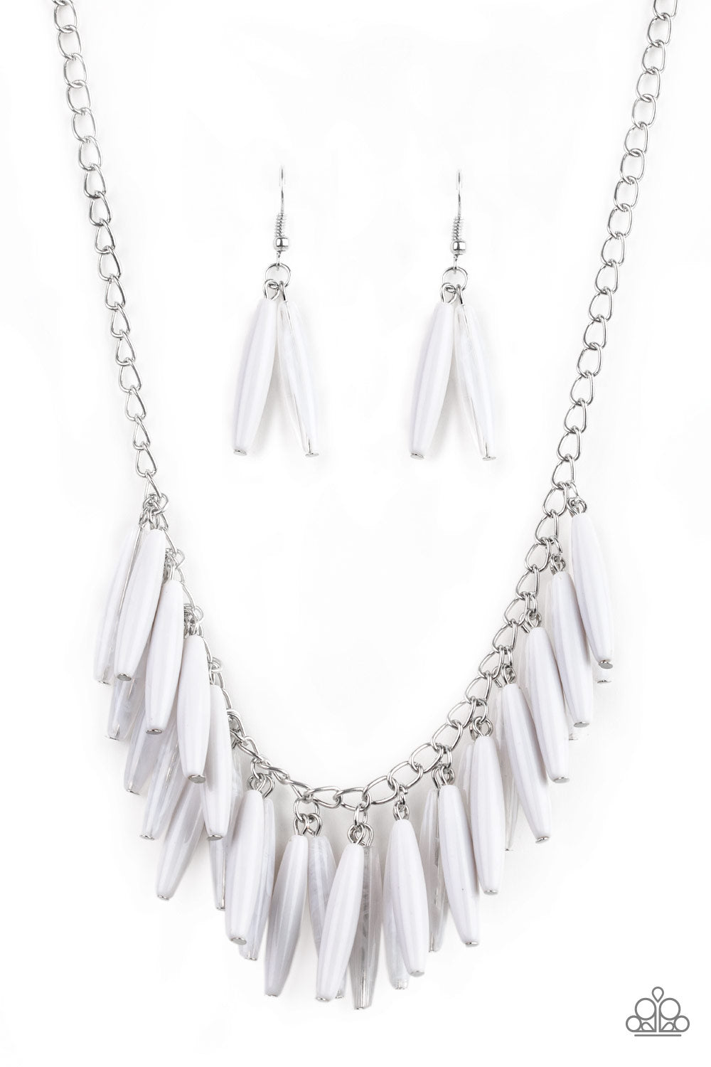 Full Of Flavor - White Necklace