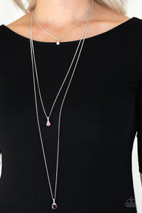 Crystal Chic - Purple Necklace