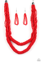 Load image into Gallery viewer, Right As RAINFOREST - Red Necklace