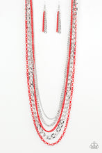 Load image into Gallery viewer, Industrial Vibrance - Red Necklace