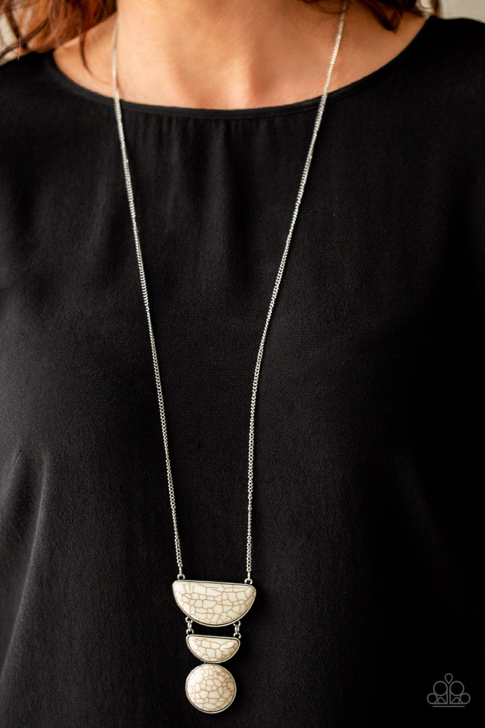 Desert Mason - White Necklace