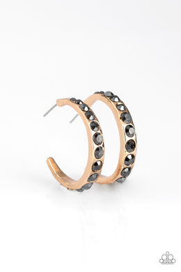 Welcome To Glam Town - Gold Earrings