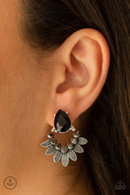 Load image into Gallery viewer, Crystal Canopy - Black Earrings