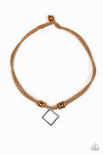 Load image into Gallery viewer, Pier Square - Brown Necklace