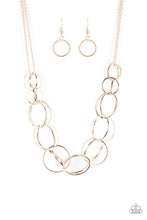 Load image into Gallery viewer, Space Walk - Rose Gold Necklace