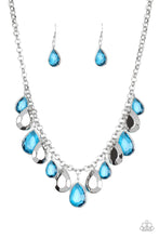 Load image into Gallery viewer, CLIQUE-bait - Blue Necklace