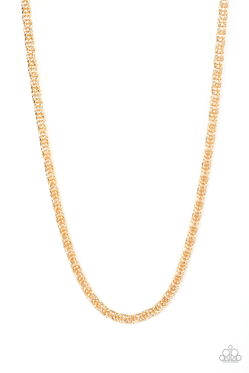 Go Down Fighting - Gold Necklace