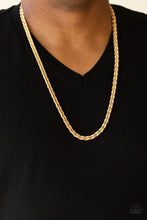 Load image into Gallery viewer, Go Down Fighting - Gold Necklace