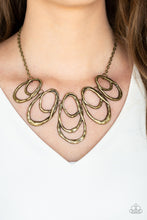 Load image into Gallery viewer, Terra Storm - Brass Necklace **Pre-Order**