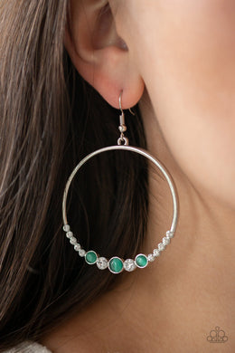 Dancing Radiance - Green Earrings