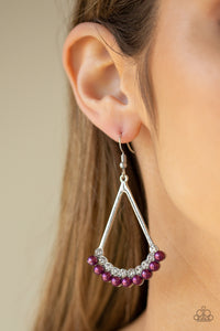 Top to Bottom - Purple Earrings