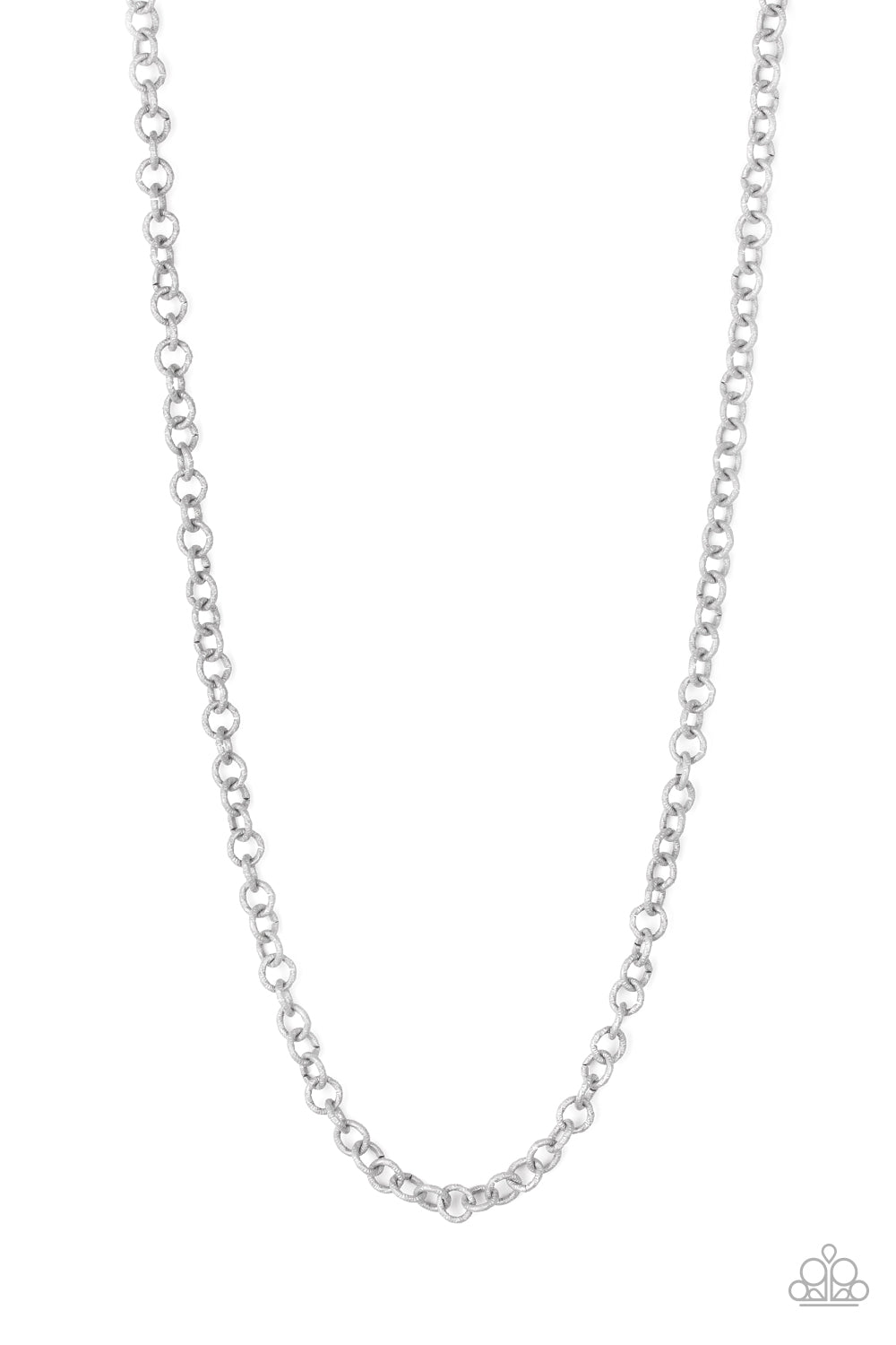 Courtside Couture - Silver Necklace