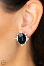 Load image into Gallery viewer, Regally Radiant - Black Earrings