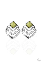 Load image into Gallery viewer, Rebel Ripple - Green Earrings