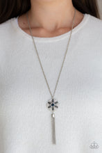 Load image into Gallery viewer, Fine Florals - Blue Necklace