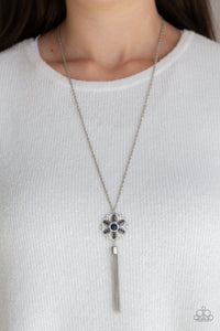 Fine Florals - Blue Necklace