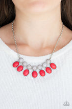 Load image into Gallery viewer, Environmental Impact - Red Necklace