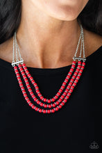 Load image into Gallery viewer, Terra Trails - Red Necklace