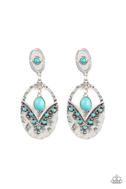 Terra Tribute - Blue Earrings