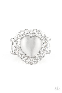 Lovely Luster - White Ring