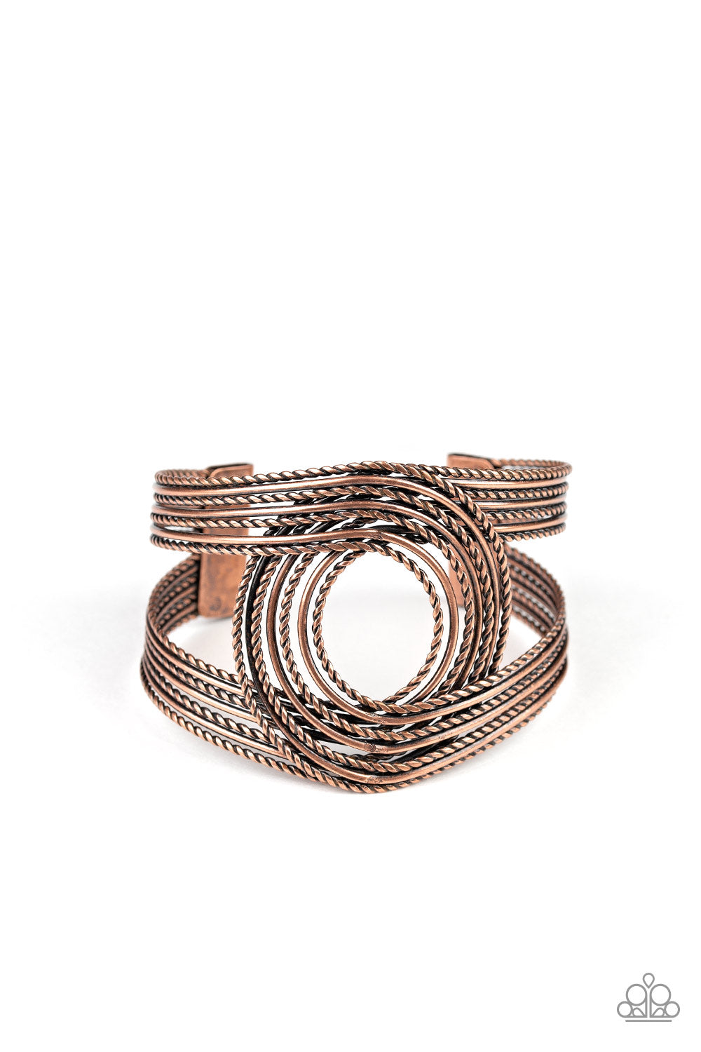 Rustic Coils - Copper Bracelet