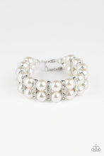 Load image into Gallery viewer, Glowing Glam - White Bracelet
