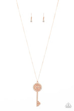 Load image into Gallery viewer, Keeping Secrets - Copper Necklace