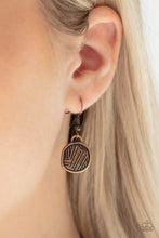 Load image into Gallery viewer, Metallic Patchwork - Copper Necklace