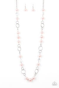 Prized Pearls - Pink Necklace