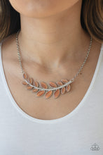 Load image into Gallery viewer, Frosted Foliage - Orange Necklace