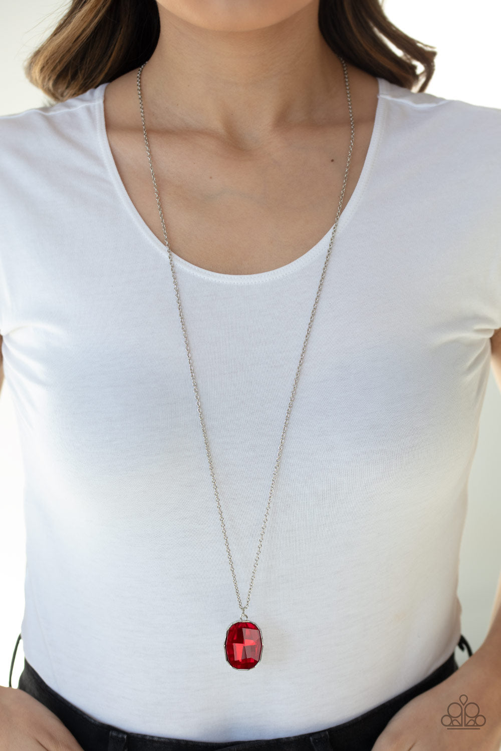 Imperfect Iridescence - Red Necklace