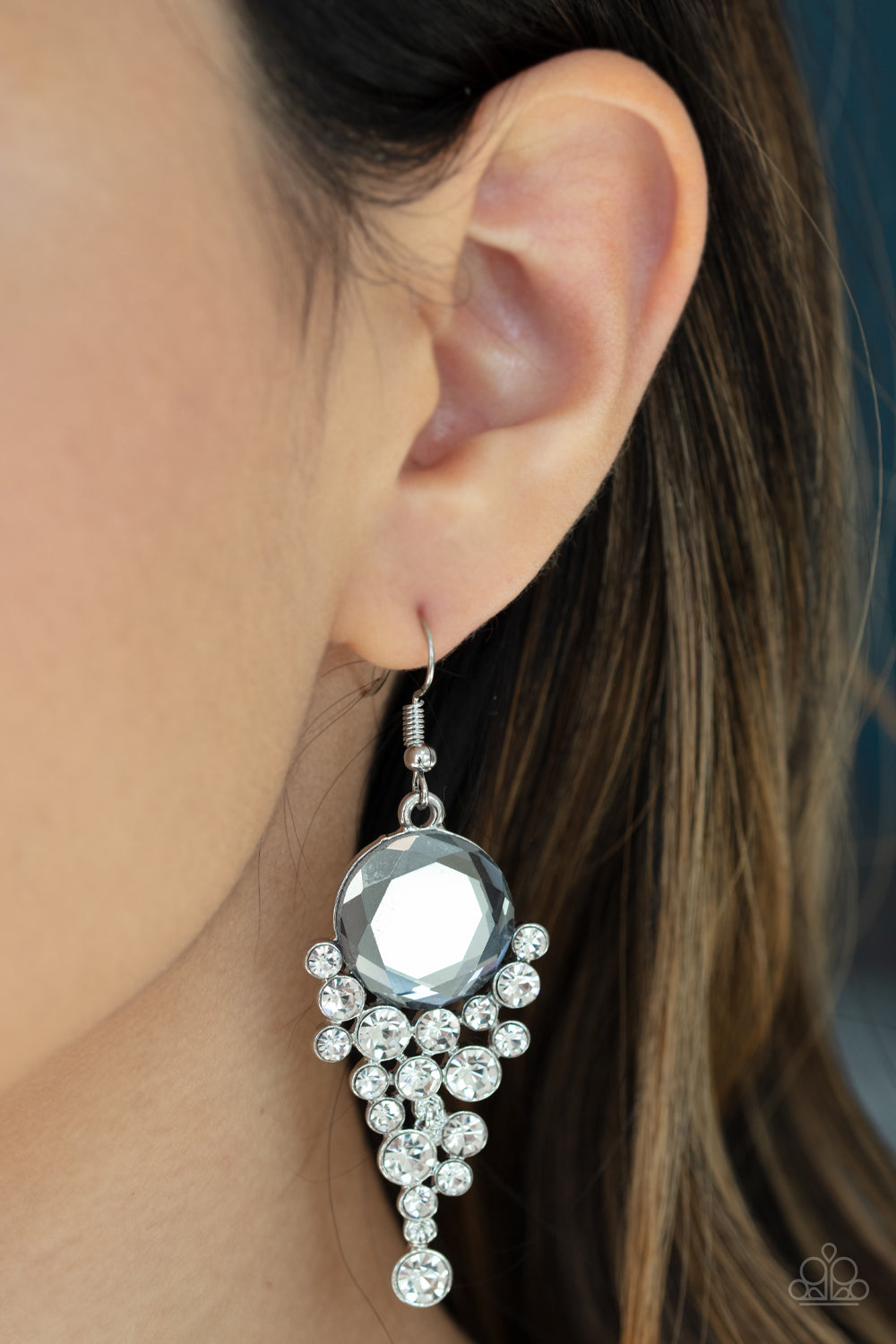 Elegantly Effervescent - Silver Earrings