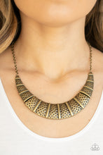 Load image into Gallery viewer, Metallic Mechanics - Brass Necklace
