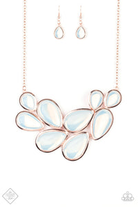 Iridescently Irresistible - White Necklace