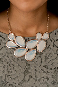 Iridescently Irresistible - White Necklace