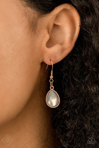 Iridescently Irresistible - White Necklace