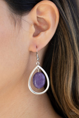 Seasonal Simplicity - Purple  Earrings