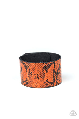 Its a Jungle Out There - Orange Bracelet