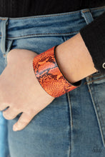 Load image into Gallery viewer, Its a Jungle Out There - Orange Bracelet