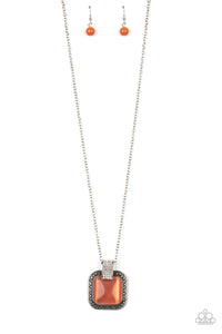 Effervescent Elegance - Orange Necklace