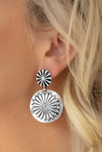 Load image into Gallery viewer, Fierce Florals - Silver Earrings