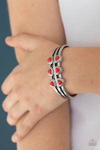 Tribal Triad - Red Bracelet