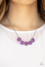 Load image into Gallery viewer, Garden Party Posh - Purple Necklace