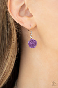 Garden Party Posh - Purple Necklace