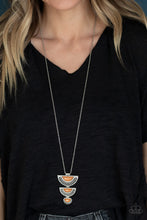 Load image into Gallery viewer, Serene Sheen - Orange Necklace