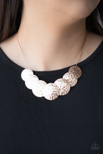 Load image into Gallery viewer, RADIAL Waves - Rose Gold Necklace