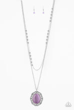 Load image into Gallery viewer, Endlessly Enchanted - Purple Necklace