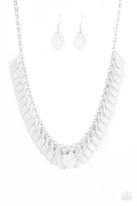 Super Bloom - White Necklace