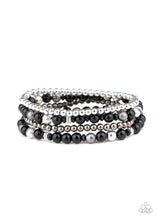 Load image into Gallery viewer, Stacked Style Maker - Black Bracelet